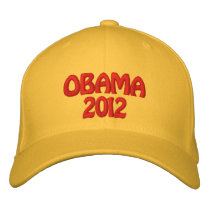 OBAMA 2012 EMBROIDERED HAT