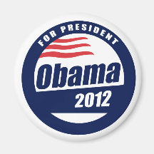 Obama 2012 fridge magnet