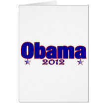 Obama 2012 greeting cards