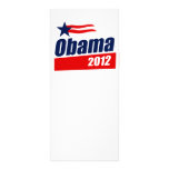 Obama 2012 personalized rack card