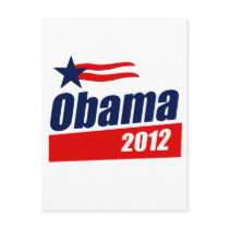 Obama 2012 post card