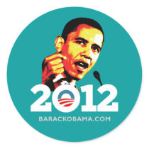 Obama 2012 stickers