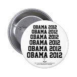 Obama 2012 with a Smile Button