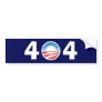 Obama 404 Clueless - File Not Found Bumper Stickers
