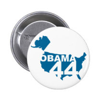 Obama 44 Button buttons