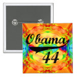 Obama #44 Buttons