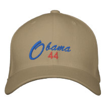 Obama 44 Cap Embroidered Baseball Cap