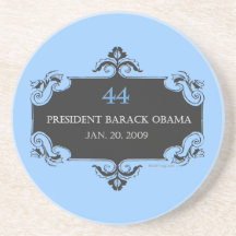 Obama 44 Commemorative Sandstone Coaster