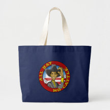 Obama All Hat No Cattle Canvas Bags