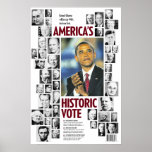 Obama: America's Historic Vote Poster posters