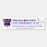 Obama and Biden Bumper Sticker