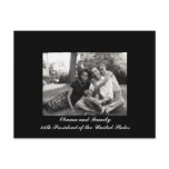 Obama and Family 44th President of the USA postcards