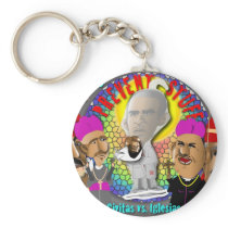 Obama and The Bishops Key Chains