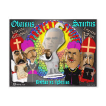 Obama and The Bishops Post Cards