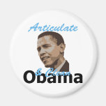 Obama Articulate Clean  Magnet