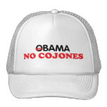 Obama aucun Cojones Casquettes De Camionneur
