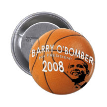 Obama Basketball Button