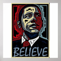 Obama Believe Print