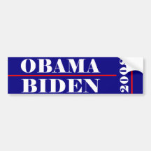 Obama Biden 2008 bumper sticker