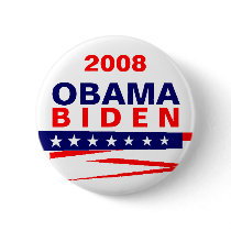 OBAMA-BIDEN, 2008 PINBACK BUTTONS