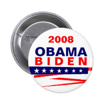 OBAMA-BIDEN, 2008 PINBACK BUTTONS
