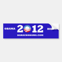 Obama Biden 2012 Bumper Sticker