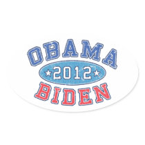 Obama & Biden 2012 Collegiate Election Sticker
