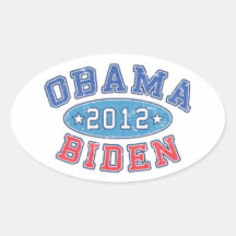 Obama & Biden 2012 Collegiate Election Sticker