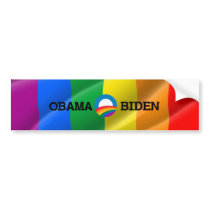 Obama Biden 2012 Pride Sticker Bumper Stickers