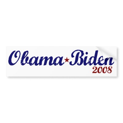 Obama Biden (Classic Edition) Bumper Stickers by worldsfair