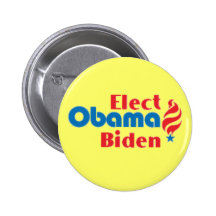 Obama Biden Elect Button