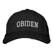 obama + biden embroidered baseball caps