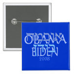 Obama Biden Hebrew Buttons