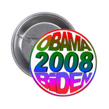 Obama/Biden in 2008 Button