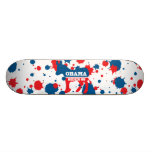 Obama-Biden Paint Skateboard