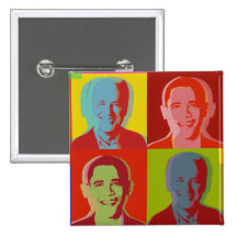 Obama biden pinback buttons