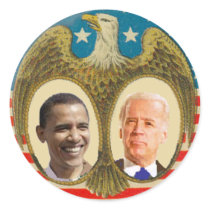 Obama Biden Retro Sticker