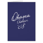 Obama Biden Signature Greeting Card