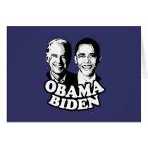 Obama Biden T-shirt Greeting Cards