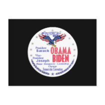 Obama Biden Ticket Postcard