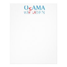 Obama Bin Biden Customized Letterhead