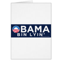 Obama bin Lyin' Greeting Card