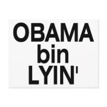 Obama bin Lyin' Post Cards
