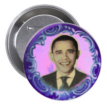 Obama Blacklight Button