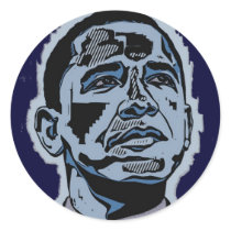 Obama Blue Sticker