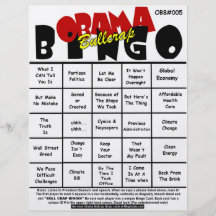 Obama Bullcrap Bingo #005 & #006 Flyers