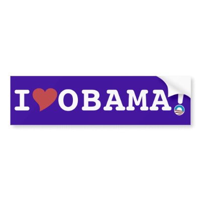 OBAMA BUMPER STICKER by bigfigdesign