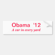 Obama bumper sticker