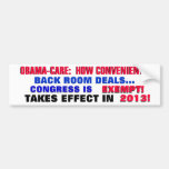 OBAMA-CARE: HOW CONVENIENT!! BUMPER STICKERS