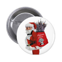 Obama Care Santa Buttons